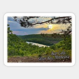 Bear Lake in Silver Bay, Minnesota Sticker